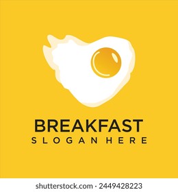 Plantilla moderna del diseño del logotipo del desayuno