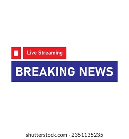 Elemento vectorial de noticias de última hora moderno