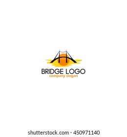 Modern Bridge Connection Logo Template 260nw 450971140 