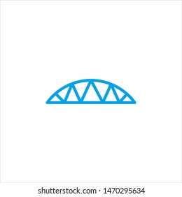 modern bridge logo design concept