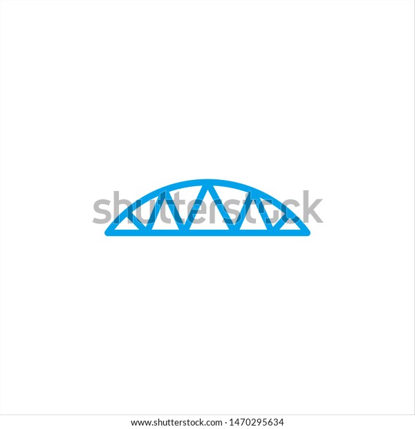 modern bridge logo design\
concept