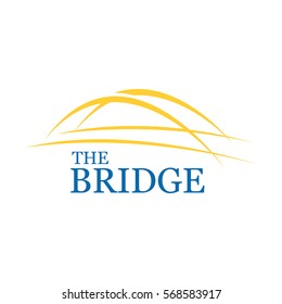 Modern Bridge Logo Design Element