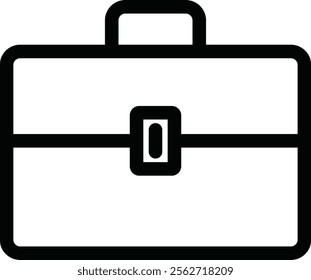 modern briefcase logo icon vector 