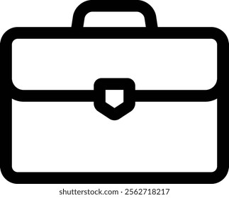 modern briefcase logo icon vector 