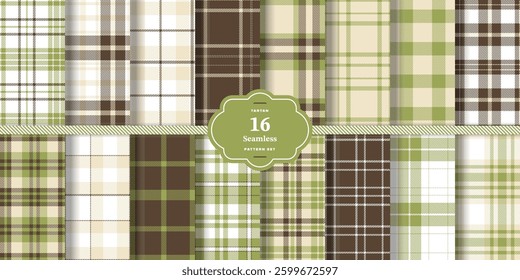 Modern Bright Canary and Dusty Rose Seamless Tartan Textile Design