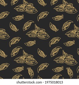 Modern bright floral pattern on a grey background. Tradescantia Nanouk.