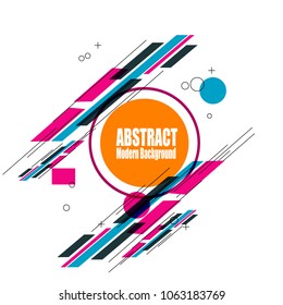 modern bright geometric triangular polygonal abstract pattern banner background sticker label web illustration vector