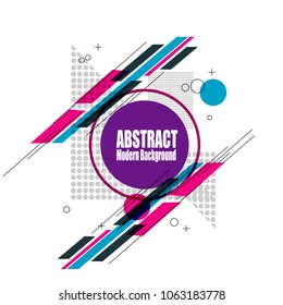 modern bright geometric triangular polygonal abstract pattern banner background sticker label web illustration vector