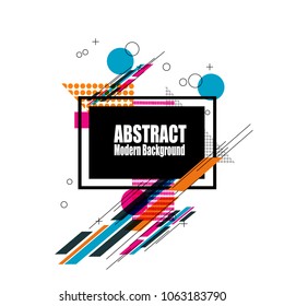 modern bright geometric triangular polygonal abstract pattern banner background sticker label web illustration vector