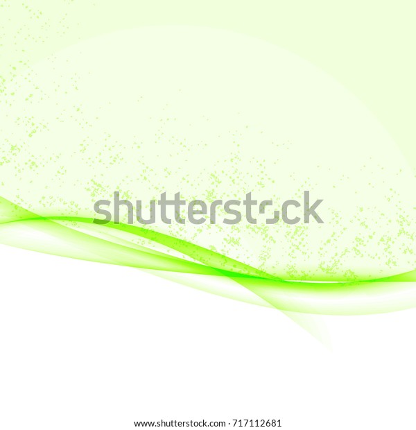 Modern bright graphic elegant\
beautiful abstract green swoosh line border. Vector\
illustration