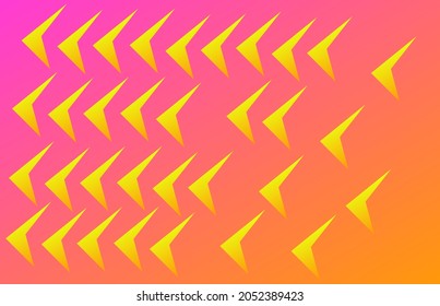 Modern bright vector pink orange gradient modern background.