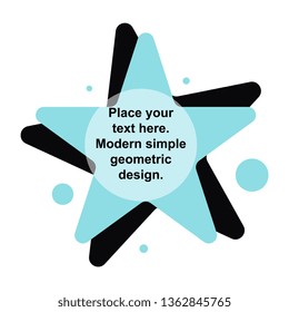 Modern bright vector poster Big sale. Banner for advertising discounts. A template for design of the store