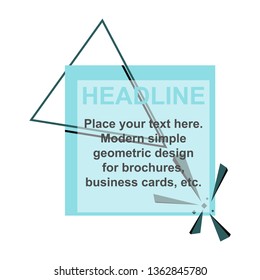 Modern bright vector poster Big sale. Banner for advertising discounts. A template for design of the store