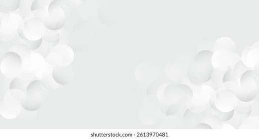 Modern brilliant blurry white background for a festive mood. Template for greeting card for entertainment design simple art modern