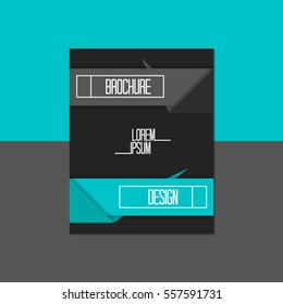 Modern brochure abstract design. Banner. Vector illustration.