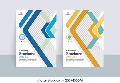 Modern Brochure Cover Design Template and can be used in Annual Report, company profile, Magazine, Poster, Business Presentation, Flyer, Banner, Booklet and catalog cover