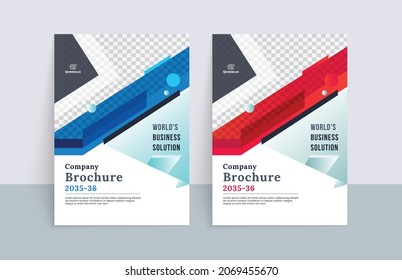 Modern Brochure Cover Design Template and can be used in Annual Report, company profile, Magazine, Poster, Business Presentation, Flyer, Banner, Booklet and catalog cover