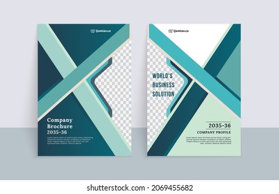 Modern Brochure Cover Design Template and can be used in Annual Report, company profile, Magazine, Poster, Business Presentation, Flyer, Banner, Booklet and catalog cover