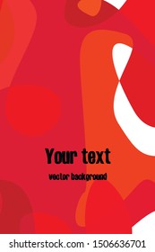 Modern brochure cover, stylish design. Abstract background of colored spots. Vector template minimalistic poster, flyer, typography art wallpaper, print, web banner.