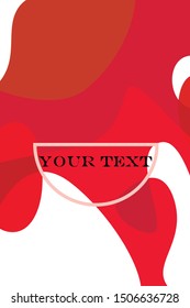 Modern brochure cover, stylish design. Abstract background of colored spots. Vector template minimalistic poster, flyer, typography art wallpaper, print, web banner.