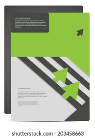 Modern brochure design.