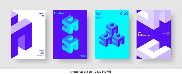 Modern Brochure Design. Abstract Book Cover Template. Isolated Business Presentation Layout. Flyer. Report. Background. Banner. Poster. Notebook. Catalog. Magazine. Portfolio. Advertising