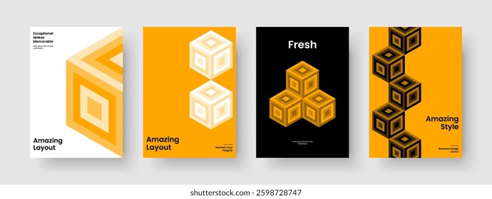 Modern Brochure Design. Abstract Book Cover Layout. Geometric Banner Template. Business Presentation. Poster. Report. Flyer. Background. Catalog. Handbill. Advertising. Magazine. Brand Identity