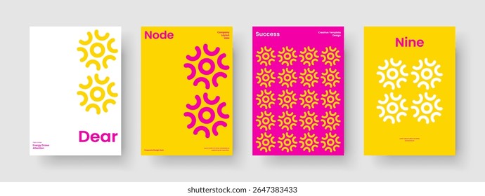 Design de folheto moderno. Modelo abstrato de apresentação de negócios. Layout de banner geométrico. Cartaz. Histórico. Relatório. Panfleto. Capa de Livro. Carteira. Catálogo. Publicidade. Panfleto. Revista
