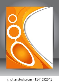 Modern brochure design content background. Design layout template
