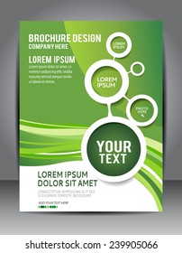 Modern brochure design content background. Design layout template 
