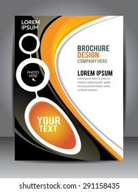Modern brochure design content background. Design layout template