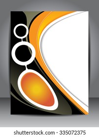 Modern brochure design content background. Design layout template
