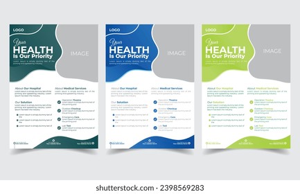 Modern Brochure design, cover modern layout, annual report, poster, Corporate creative colorful business flyer template design set.