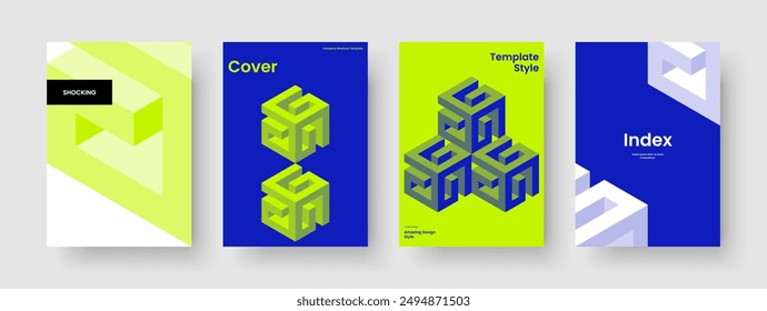 Diseño de folleto moderno. Plantilla de informe creativo. Diseño de póster geométrico. Volante. Portada del libro. Presentación empresarial. Anuncio. Antecedentes. Publicidad. Revista. Cartera. Diario. Identidad de marca