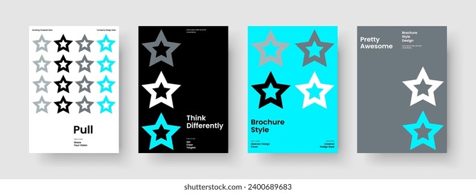 Modernes Broschürendesign. Geometrisches Flugblatt. Kreatives Präsentationslayout für Unternehmen. Banner. Buchcover. Hintergrund. Bericht. Poster. Pamphlet. Katalog. Handbrief. Magazin. Werbung. Portfolio