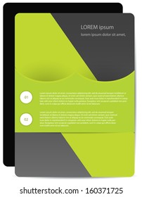 modern brochure design layout