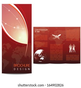 Modern Brochure Design with map