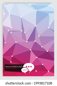 Modern Brochure Design Template and Background , eps 10 editable