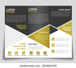 modern brochure design template for infographics