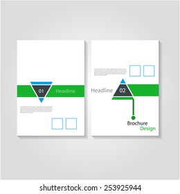 Modern brochure / flyer design, eps10 Vector.