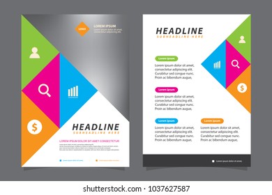 Modern brochure, flyer template
