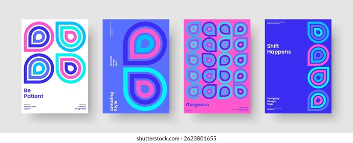 Modern Brochure Layout. Abstract Book Cover Design. Geometric Poster Template. Flyer. Background. Banner. Report. Business Presentation. Leaflet. Advertising. Pamphlet. Brand Identity. Newsletter