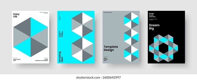Modern Brochure Layout. Abstract Flyer Template. Geometric Report Design. Poster. Business Presentation. Book Cover. Banner. Background. Notebook. Catalog. Magazine. Newsletter. Brand Identity