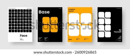 Modern Brochure Layout. Abstract Flyer Design. Isolated Report Template. Book Cover. Business Presentation. Banner. Poster. Background. Portfolio. Magazine. Journal. Leaflet. Advertising. Handbill