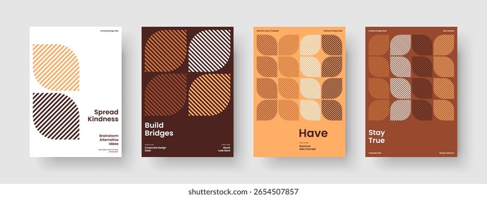 Layout de folheto moderno. Modelo de relatório abstrato. Design criativo de apresentação de negócios. Capa de Livro. Cartaz. Faixa. Histórico. Panfleto. Publicidade. Panfleto. Notebook. Catálogo. Conhecimento manual. Folheto