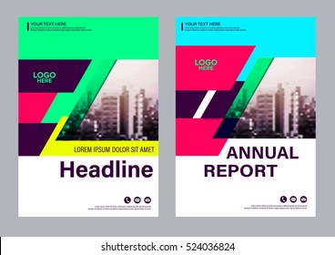 Modern Brochure Layout design template. Annual Report Flyer Leaflet cover Presentation background. illustration vector in A4 size