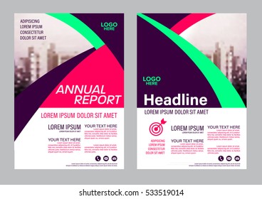 Modern Brochure Layout design template. Annual Report Flyer Leaflet cover Presentation background. illustration vector in A4 size