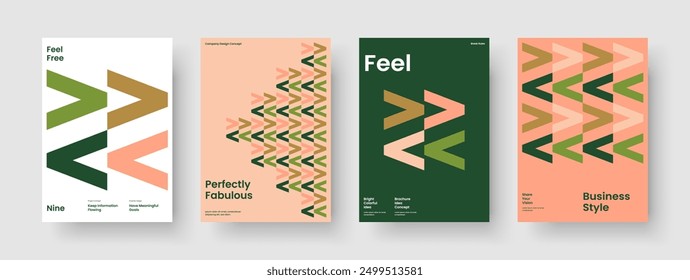 Modern Brochure Layout. Geometric Book Cover Design. Isolated Background Template. Flyer. Business Presentation. Report. Poster. Banner. Magazine. Advertising. Handbill. Catalog. Pamphlet