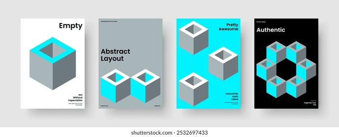 Layout de folheto moderno. Projeto Geométrico da Capa do Livro. Modelo de banner isolado. Apresentação de negócios. Histórico. Panfleto. Relatório. Cartaz. Folheto informativo. Identidade da marca. Revista. Notebook. Conhecimento Manual