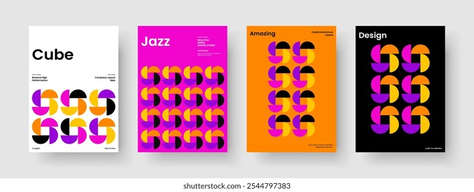 Modern Brochure Layout. Geometric Book Cover Design. Abstract Report Template. Background. Poster. Banner. Flyer. Business Presentation. Catalog. Brand Identity. Handbill. Leaflet. Pamphlet